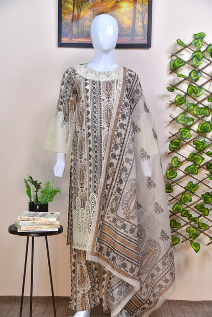 LUXURY COTTON 3PC – PREMIUM PRINT & EMBROIDERY EDITION