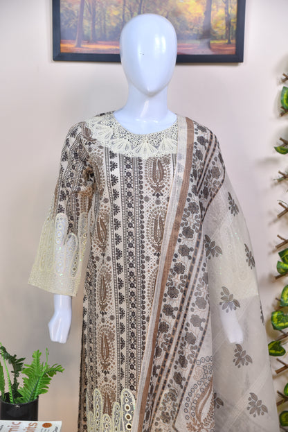 LUXURY COTTON 3PC – PREMIUM PRINT & EMBROIDERY EDITION