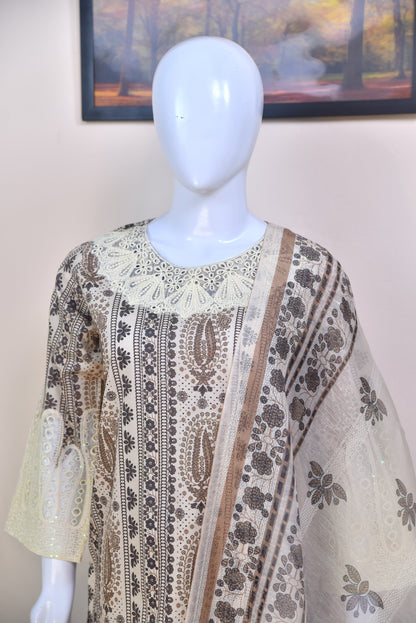 LUXURY COTTON 3PC – PREMIUM PRINT & EMBROIDERY EDITION