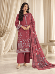 red embroidered stitched suit