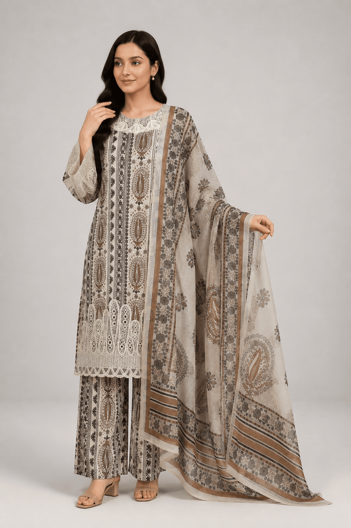 best  paisley stitched 3 piece suit